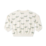 Rylee + Cru Alligators Relaxed Sweatshirt & Sweatpants Set ~ Natural