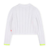 Billieblush Girls Embroidered Cardigan ~ White