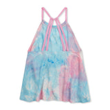 Appaman Girls Sanibel Tank & Natalie Shorts Set 7-12 ~ Neon Pink Tie Dye