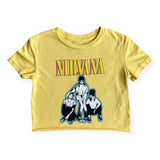 Rowdy Sprout Nirvana Not Quite Crop s/s Tee ~ Sunrise