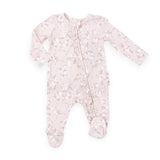 Angel Dear 2 Way Zipper Ruffle Footie ~ Floaty Day Daisies