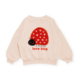 Rock Your Baby Love Bug Sweatshirt ~ Ecru