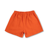 Bobo Choses Girls Color Block Woven Shorts ~ Orange/Purple