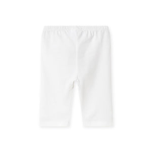 Mayoral Baby Girl Basic Cropped Leggings ~ White