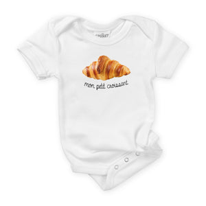 Spunky Stork Mon Petit Croissant Onesie