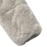 Molo Havi Faux Fur Jacket ~ Dappled Grey