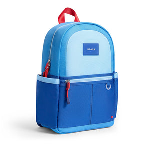 State Bags Kane Mini Backpack ~ Blue/Light Blue Colorblock