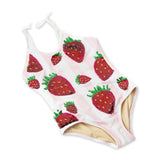 Shade Critters Summer Strawberry Swimsuit w/ Sequins ~ Pink