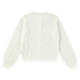 Molo Gillian Knit Cardigan ~ Crisp White