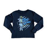 Rowdy Sprout Baby Elton John Rocketman l/s Raglan Tee ~ Jet Black