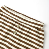 Rylee + Cru Baby Legend l/s Tee & Cru Pants Set ~ Brown/Brown Stripe