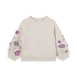 Mayoral Baby Girl Sweatshirt, Sweatpants & Vest 3pc Set ~ Heathered Stone/Pink