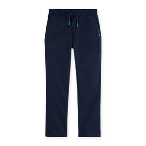 Scotch & Soda Boys Relaxed-Fit Twill Jogger ~ Sky Captain