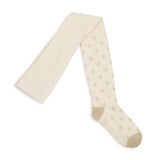 Billieblush Metallic Stars Tights ~ Ivory