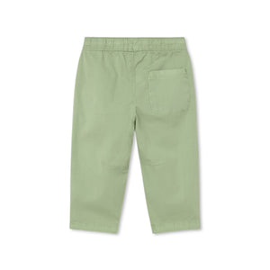 Mayoral Baby Boy Poplin Elastic Pants ~ Matcha