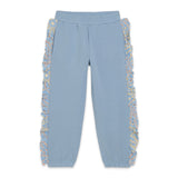 Stella McCartney Girls Tracksuit w/ Star Print Ruffles Set ~ Blue
