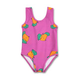 Bobo Choses Baby Tangerine Swimsuit ~ Fuchsia