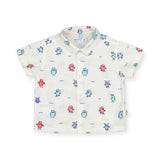 Mayoral Baby Boy Printed s/s Shirt~ Monsters/White