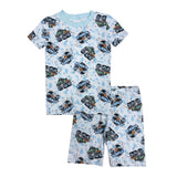 Esme s/s Top & Shorts Pj Set ~ Monster Truck