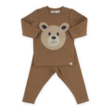 Oh Baby! Bear Face 2pc Set ~ Chocolate