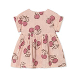 Mayoral Baby Girl Cherries Print Woven Dress ~ Peony
