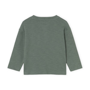 Mayoral Baby Boy Thermal Henley w/ Pocket ~ Fir