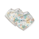 Loulou Lollipop Muslin Bandana Bib Set ~ Animal Puzzle