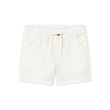 Mayoral Baby Boy Linen Bermuda Shorts ~ Cream