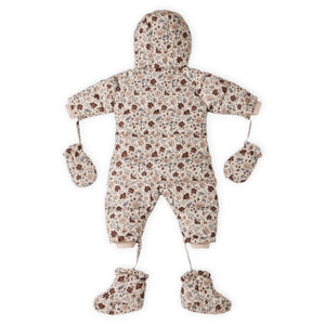 Rylee + Cru Baby Puffer Snowsuit ~ Posy/Antique