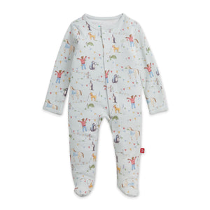 Magnetic Me Organic Cotton Footie ~ Festival Friends