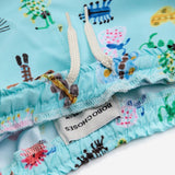 Bobo Choses Baby Swim Trunks ~ Funny Insects/Aqua Blue