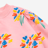 Bobo Choses Sweatshirt & Ruffle Skirt Set ~ Fireworks/Pink