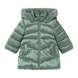 Mayoral Baby Girl Long Puffer Coat ~ Bayleaf
