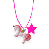 Gunner & Lux Rainbow Unicorn Necklace