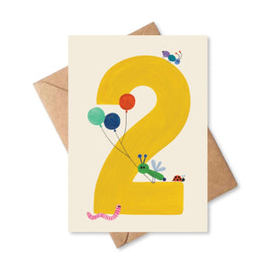 Daria Solak Age Two Birthday Card
