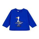 Petit Bateau Baby Duck Graphic Sweatshirt ~ Blue