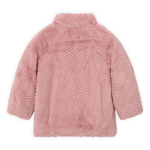 Mayoral Girls Faux Fur Coat ~ Makeup