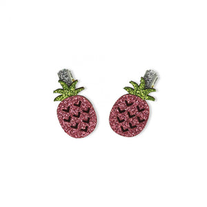 Milk x Soda Glitter Fruit Hair Clip