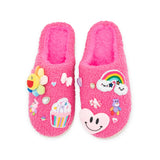 Bari Lynn Charm Slippers ~ Fuchsia