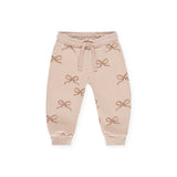 Rylee + Cru Baby Relaxed Sweatshirt & Sweatpants Set~ Bows/Blush