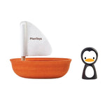 PlanToys Penguin Sail Boat Bath Toy