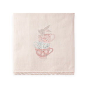 Elegant Baby Knit Blanket ~ Tea Party Picnic