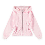 Molo Madge Velour Zip Hoodie & Adoria Flare Sweatpants Set 7-12 ~ Charlotte Pink