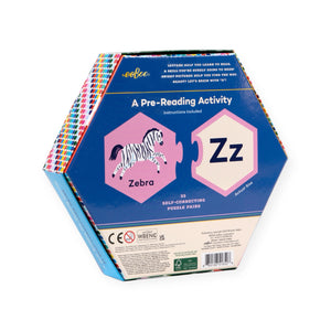 eeBoo Alphabet Hexagon Puzzle Pairs