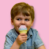 Twee Blue Raspberry Ice Cream Cone Handmade Sidewalk Chalk