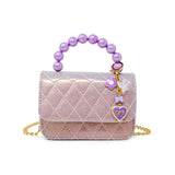 Tiny Treats Quilted BFF Charm Blossom Pearl Handbag