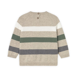 Mayoral Baby Boy Colorblock Stripe Knit Sweater ~ Chai