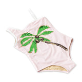 Shade Critters Coco Palm Swimsuit w/ Sequins ~ Pink