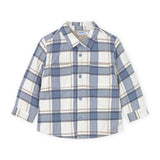 Mayoral Baby Boy Sherpa Lined Check Shirt Jacket ~ Iceberg