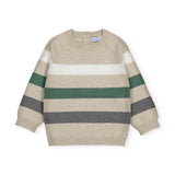 Mayoral Baby Boy Colorblock Stripe Knit Sweater ~ Chai